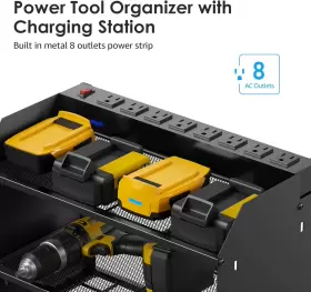 696582508968 CCCEI Modular Power Tool Organizer Wall Mount #2