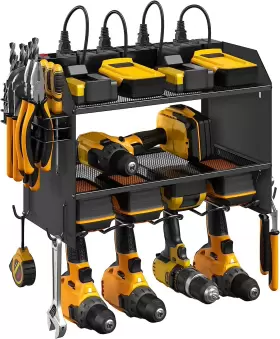 705353175787 CCCEI Modular Power Tool Organizer Wall Mount