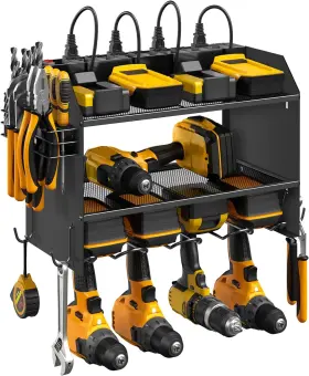 705353548970 CCCEI Modular Power Tool Organizer Wall Mount