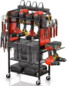 705353579400 CCCEI Garage Rolling Storage Charging Station