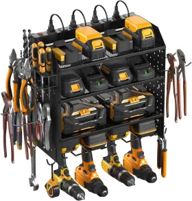 711181372298 CCCEI Modular Pegboard Rack Power Tool Organizer