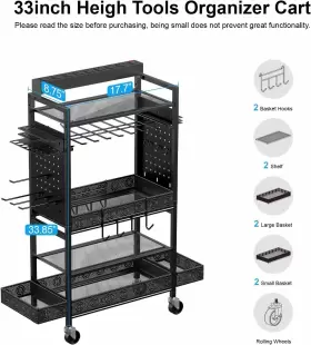 726084113206 CCCEI Garage Power Tools Organizer Charging Stan #3
