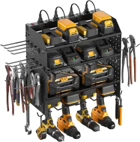 744759177391 CCCEI Modular Power Tool Organizer Charging Wall
