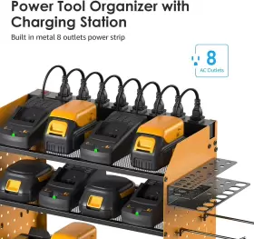 744759656155 CCCEI Modular Pegboard Rack Power Tool Organizer #2