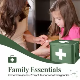 MDC-STR-BOX-8IN-GN CE COMPASS First Aid Medicine Storage Tray #2