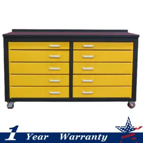6FT-10D-S CHERY INDUSTRIAL INC Storage Cabinet Bench Drawers