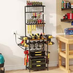 Bx-ddgjj-us CIDAZIYA Floor Power Tool Storage Organizer