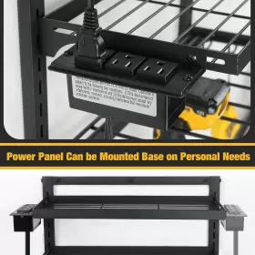 445055998941 COFIT Power Tool Organizer Wall Mount Storage #2