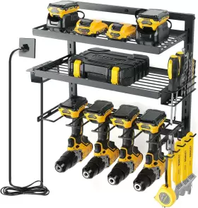 445055998941 COFIT Power Tool Organizer Wall Mount Storage