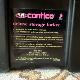 1318BK CONTICO Tool Box Storage Trunk Locker Container #2