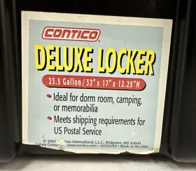 1318BKRD CONTICO Deluxe Tool Box Storage Trunk Locker #3