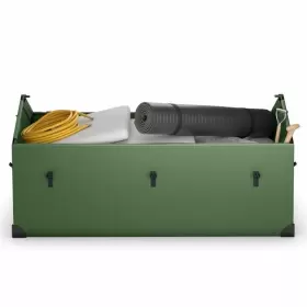 TA10045GN COSTWAY Waterproof Garden Tool Storage Box Window #3