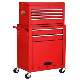 TL34996RE COSTWAY Rolling Cabinet Storage Chest Box Organizer
