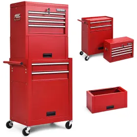TL35209RE COSTWAY Rolling Tool Chest Storage Cabinet Riser