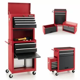 TL35294GA COSTWAY Chest Tool File Lockable Steel Cabinet Top #2