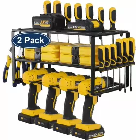 754525132165 CRAFTFORCE Pack Power Tool Organizer Wall Mount