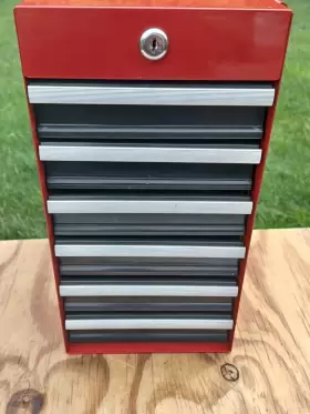 65203 CRAFTSMAN Tool Box Caddy Chest Drawers Toolbox Keys #3