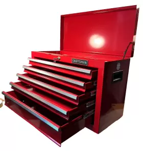 706.405000 CRAFTSMAN Steel Tool Chest Box Keys Minty