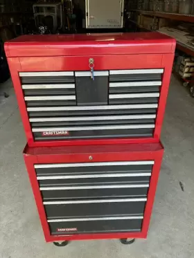 706.650641 CRAFTSMAN Tool Cabinet Drawers Double Box #2