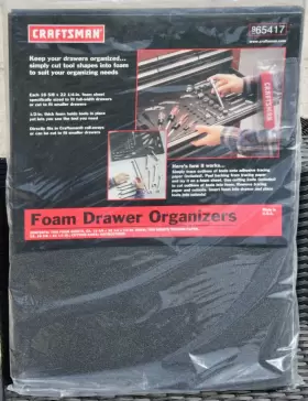 965417 CRAFTSMAN Foam Drawer Organizer Sheets Cutting Knife
