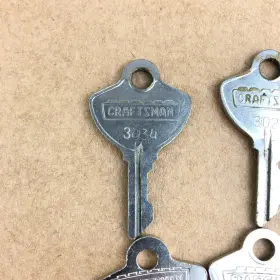 3034 CRAFTSMAN / SEARS Tool Box Keys Chest Crown #2