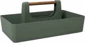 086010-0028 CRUSHGRIND Basel Toolbox Oak Wood Handle