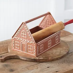 770584 CTW HOME COLLECTION Gingerbread House Toolbox Caddy