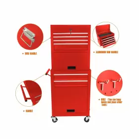 955604539620 CUISINSMART Tool Chest Drawers Box Wheels #3