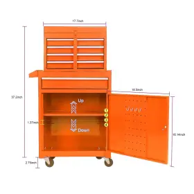 955604861547 CUISINSMART Tool Chest Drawers Lockable Rolling #3