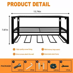 728872976550 DECMIOX Power Tool Organizer Wall Storage Limit #2