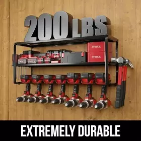 RX123 DECORVIDE Power Wall Mount Mountable Cordless Drill #3