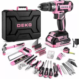 DKMT186-GP DEKOPRO Pink Drill Tool Cordless Box Battery Kit