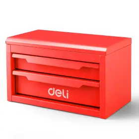 AZ6039-RD DELI Mini Tool Box Drawers Top Storage Garage