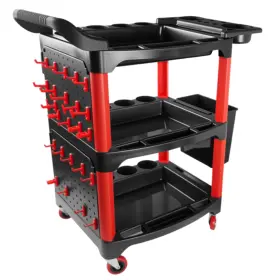DES109C DESEQPT Tier Rolling Detail Hooks Storage Auto