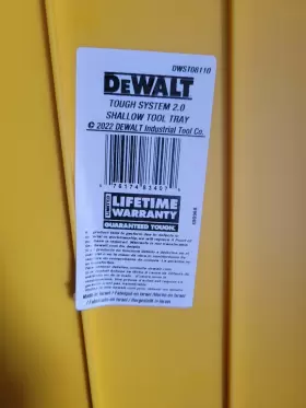 2018821 DEWALT Toughsystem Shallow Tool Tray #2