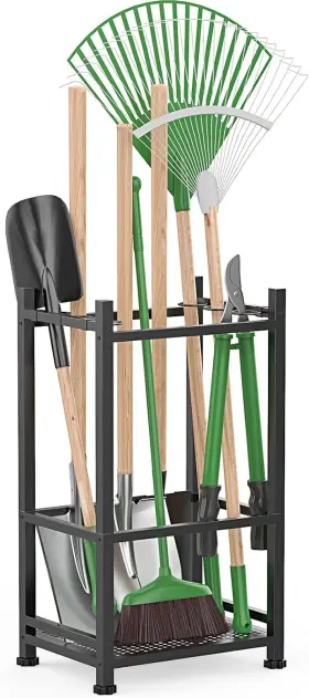 DIR0201 DIRZA Garden Tool Organizer Yard Garage Stor