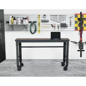 68021 DURAMAX BUILDING PRODUCTS Desk Worktable Solid Wood Top #2