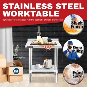 810121790410 DURASTEEL Nsf Kitchen Table Cooking Steel Kitc #2