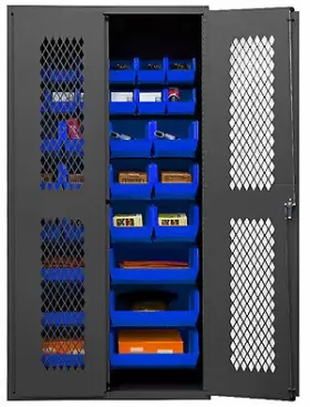 EMDC-361872-30B-5295 DURHAM Ventilated Cabinet Bins