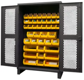 HDCV48-42B-95 DURHAM Ventilated Cabinet Bins
