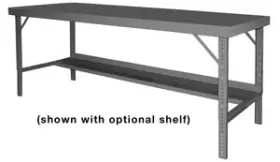 WBF-3696-95 DURHAM Folding Leg Workbench