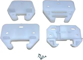 BP202-WHITE E.H.C Drawer Guides Plates Choose Pack