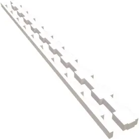 313110127117 EKENA MILLWORK Midland Slatwall Panels Pvc
