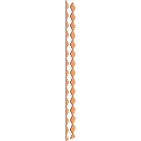 445039848835 EKENA MILLWORK Gypsum Slatwall Panels Cherry