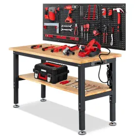 085353575832 ENJOYWOOD Bench Workbench Garage Table Unde