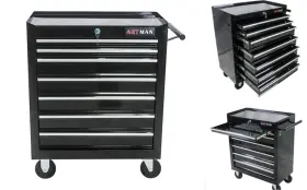 699907430449 ETSG Rolling Tool Wheels Mechanics Cabinet Chest