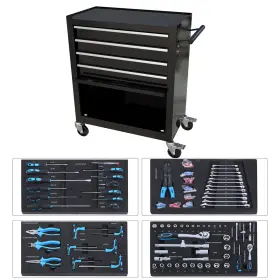Esddg ETSG Rolling Tool Cabinet Interlock Drawers Storage Box