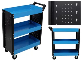 Esddg ETSG Tier Rolling Tool Pegboard Utility Storag