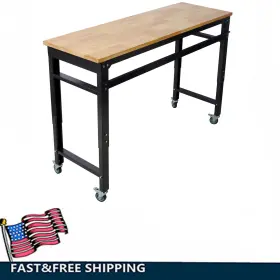 699983017190 ETSG Wood Workbench Top Garage Workshop Tool