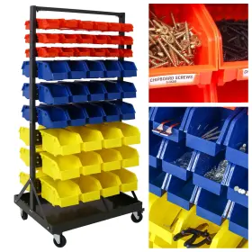 699998242662 ETSG Tool Storage Bins Rack Organizer Garage